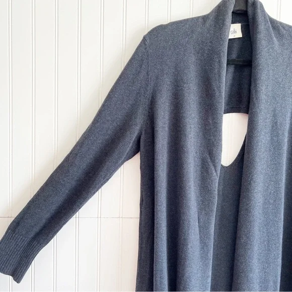 Cabi Womens Medium Victoria Sweater Gray Cardigan - Picture 4 of 6